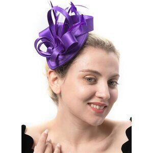 Fascinators for Women Tea Party Hat Headband Derby Wedding Church